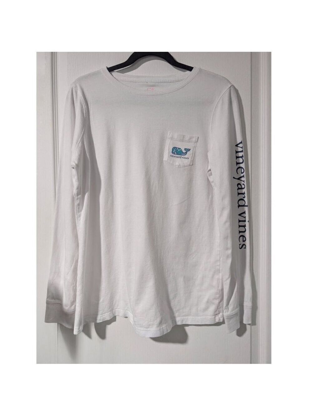 Vineyard Vines | Seahorse Whale Long Sleeve Pocket Tee